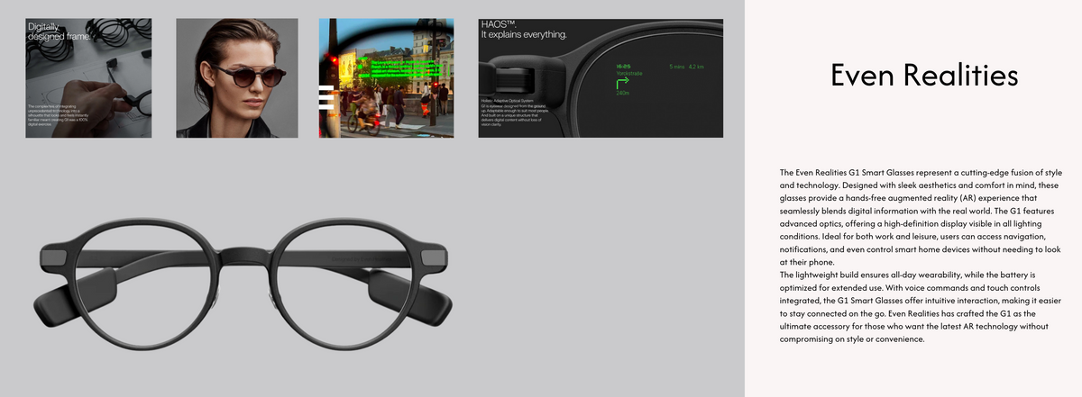 Even Realities Glasses Even Realities Glasses