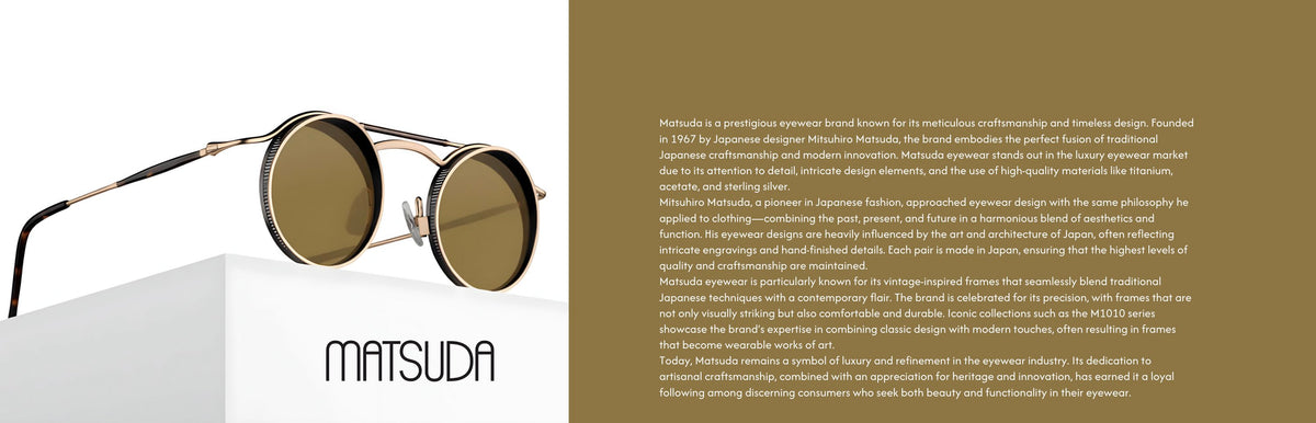 Matsuda Sunglasses Matsuda Sunglasses