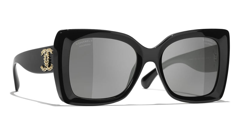 CHANEL ブラック メガネ 正規品 CHANEL 5555 C622/T8 Sunglasses - Pretavoir