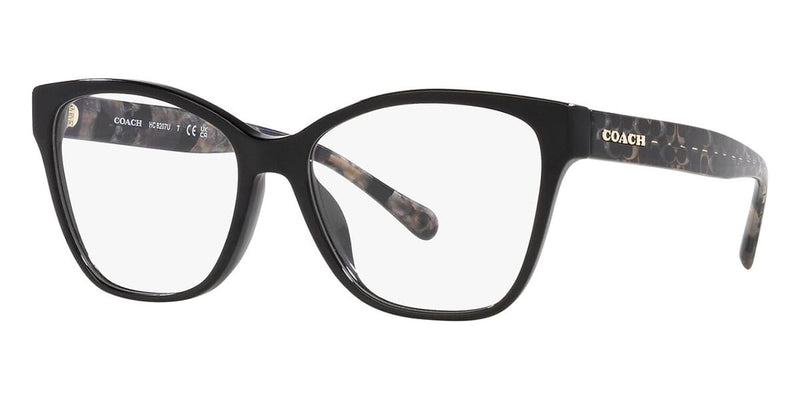 Coach Women’s Eyeglasses, Designer Reading top Glasses: Topaz HC6034 in Black (5002)