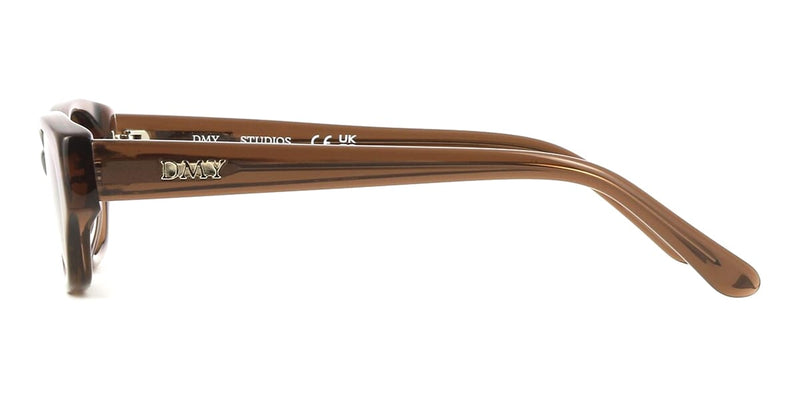 Dmy Studios Suki DMYSUN18STBR Transparent Brown Sunglasses - Pretavoir