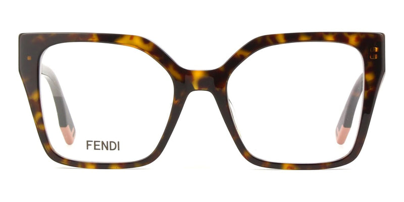 FENDI Way FE50002I 052 Havana Cat Eye Glasses Pretavoir