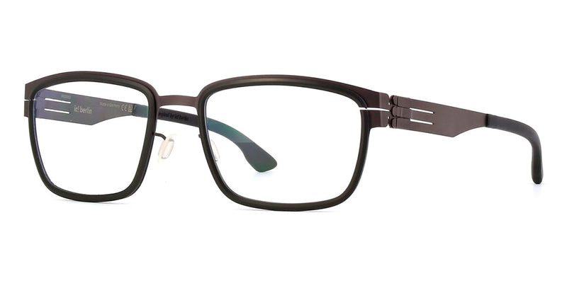 ic! berlin Scandium Teak Black Glasses - Pretavoir