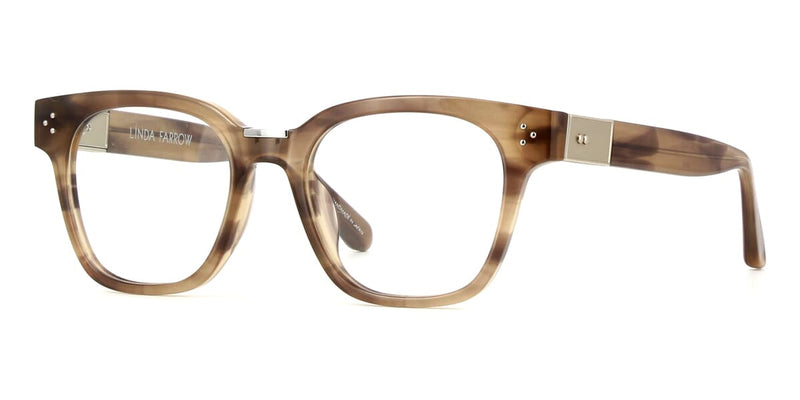 Lunettes De Soleil Linda Farrow LFL/1028 - Monture Or Rose, Verres Marron Miroir Cuivre - Style Papillon - Neufes Avec étiquettes