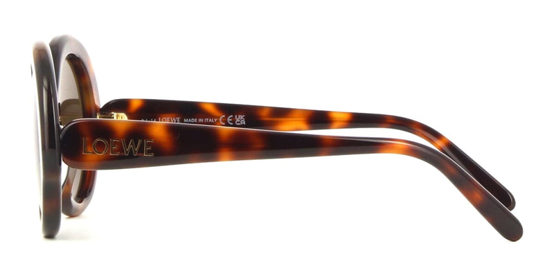 Loewe Women\'s Lw40135i 52Mm Sunglasses Loewe Round Sunglasses LW40135I White w/ COA Italy main image 2