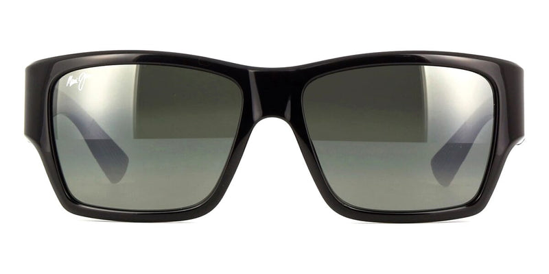 Maui Jim Olowalu 526-02 Black & Gunmetal Polarized Sunglasses