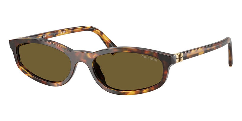 極美品　miu miu　SMU06L　ブラウンレンズ　べっ甲柄フレーム Miu Miu MU A06S 14L09Z Sunglasses - Pretavoir