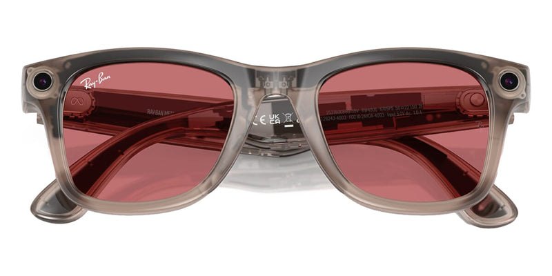 JON様•Ray-Ban••Wayfarer•RW4006•スマートサン Ray-Ban Meta Wayfarer RW4006 6705/P5 Photochromic Smart Glasses