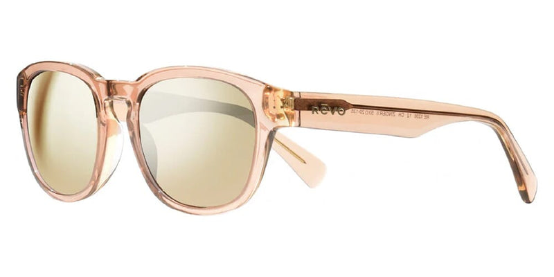 REVO Zinger 2 Polarized Sunglasses Shiny Caramel Champagne Lens 1236 Rare Rose Gold & Champagne Sunglasses | Zinger II From Revo main image 4
