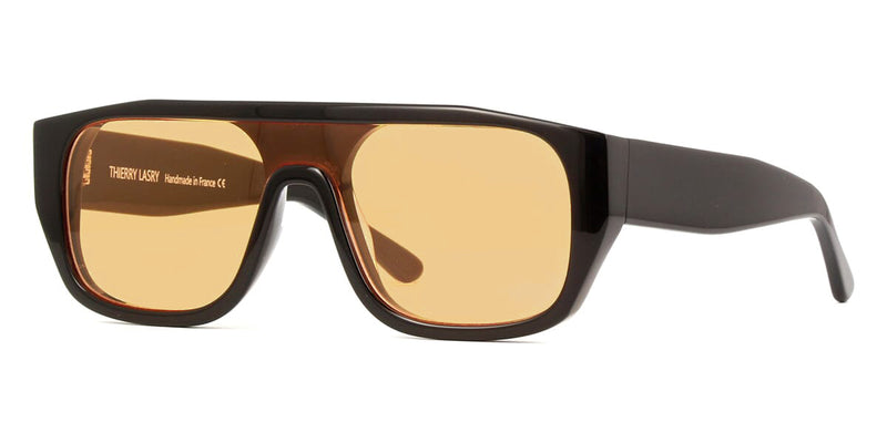 Thierry Lasry Perfidy Sunglasses 56 17 101 Black Frame Brown Lenses EUC Thierry Lasry Black Brown Sunglasses for Women for sale | eBay main image 3