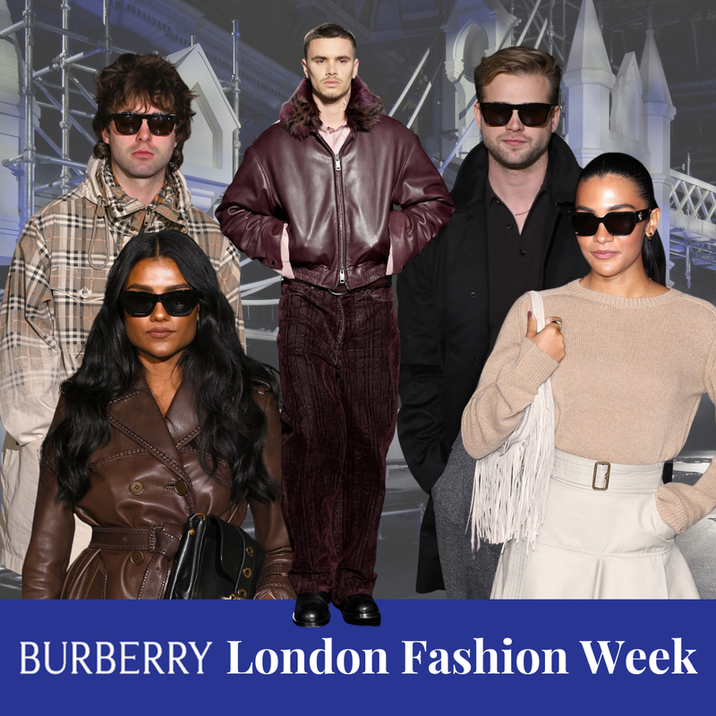 Celebrity Sunglasses at Burberry Fall/Winter 2026 Show