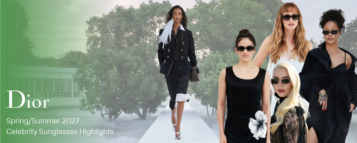 Dior Spring/Summer 2027: Celebrity Sunglasses Highlights