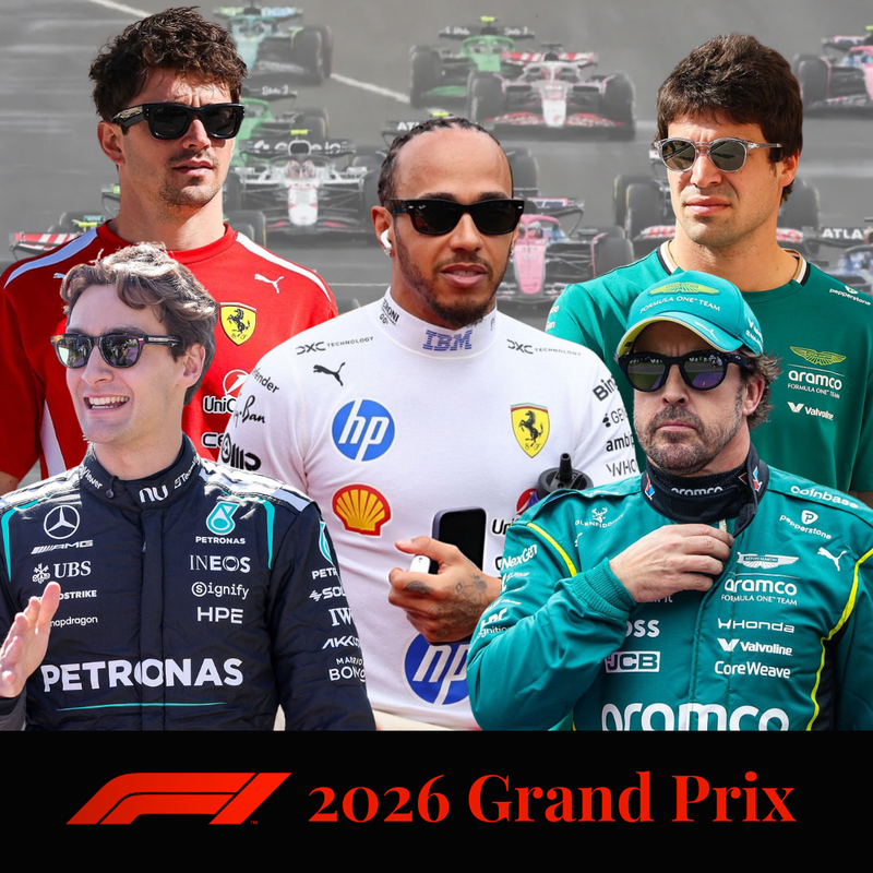F1 Sunglasses: Eyewear from the 2026 Formula 1 Grand Prix Season