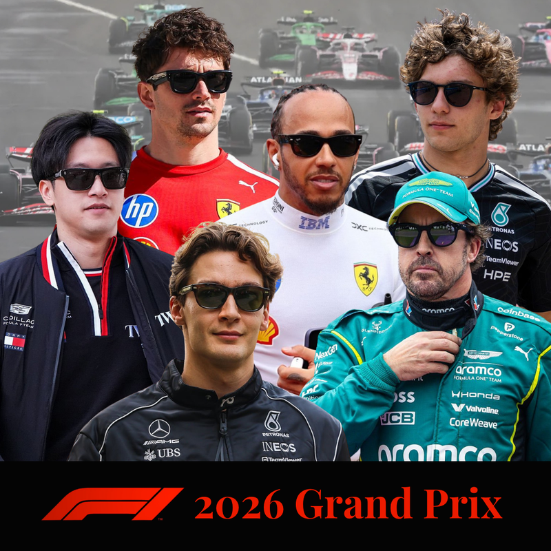 F1 Sunglasses: Eyewear from the 2026 Formula 1 Grand Prix Season