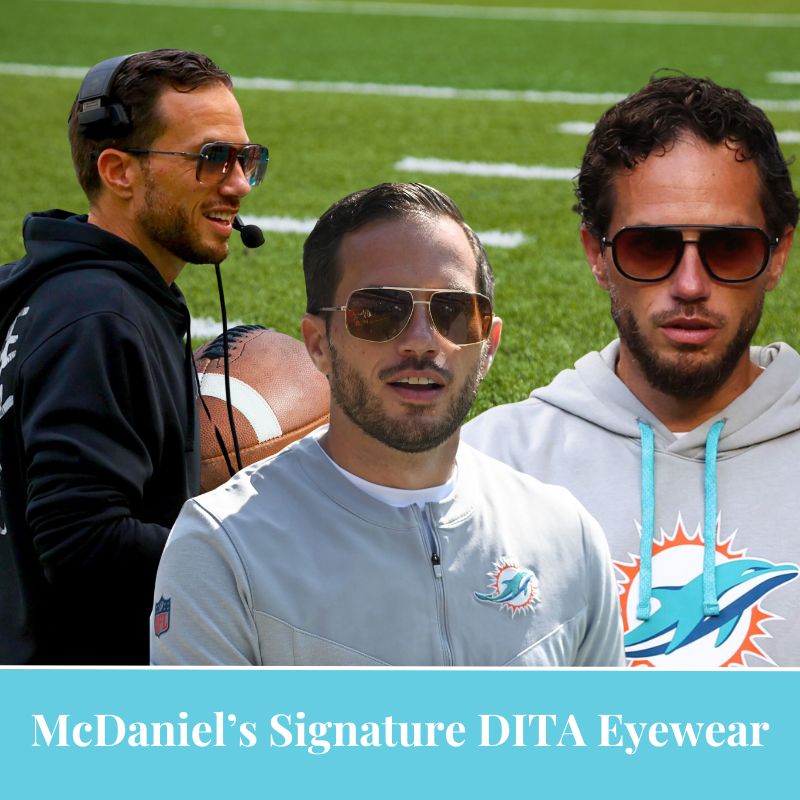 Mike McDaniel Redefines NFL Style with DITA Eyewear