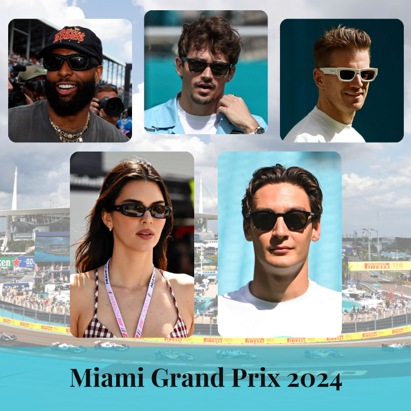 Sunglasses of the F1 Miami Grand Prix