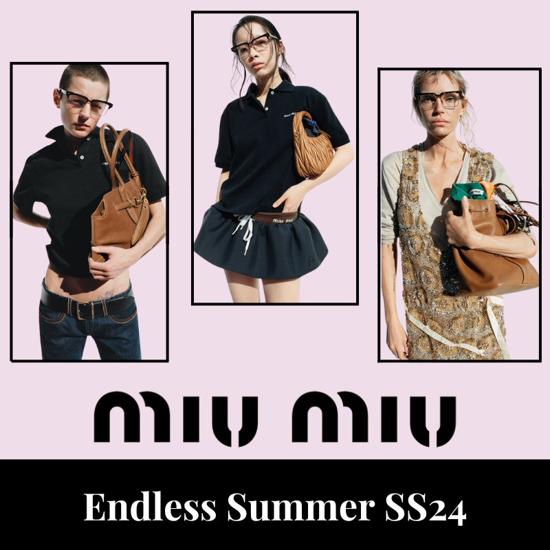 Miu Miu's Endless Summer: Celebrities Unveil Spring/Summer 2024 Collection