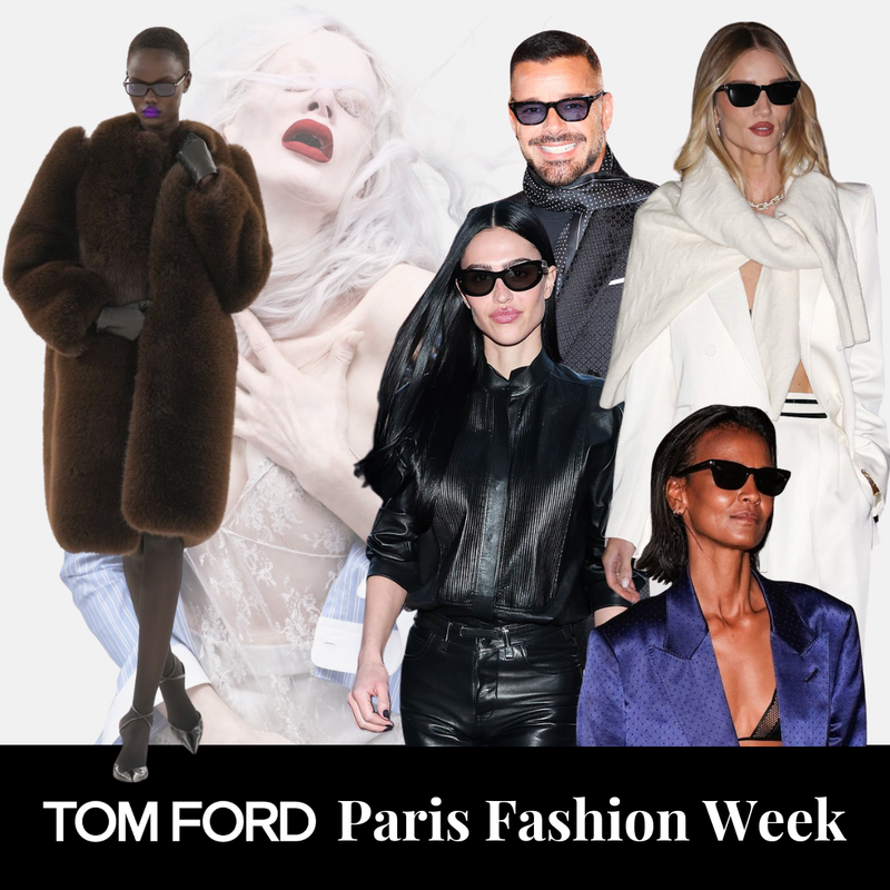 Celebrity Eyewear at Tom Ford F/W 2026 Paris Fashion Week