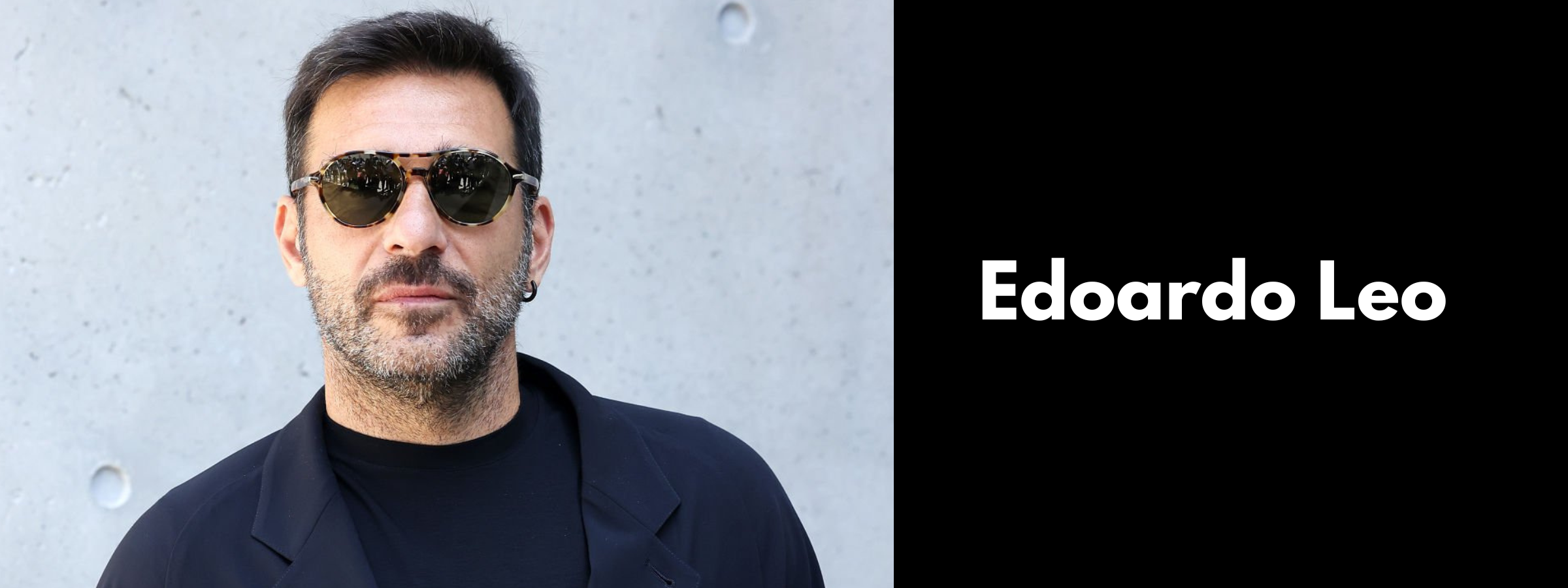 Edoardo Leo Sunglasses