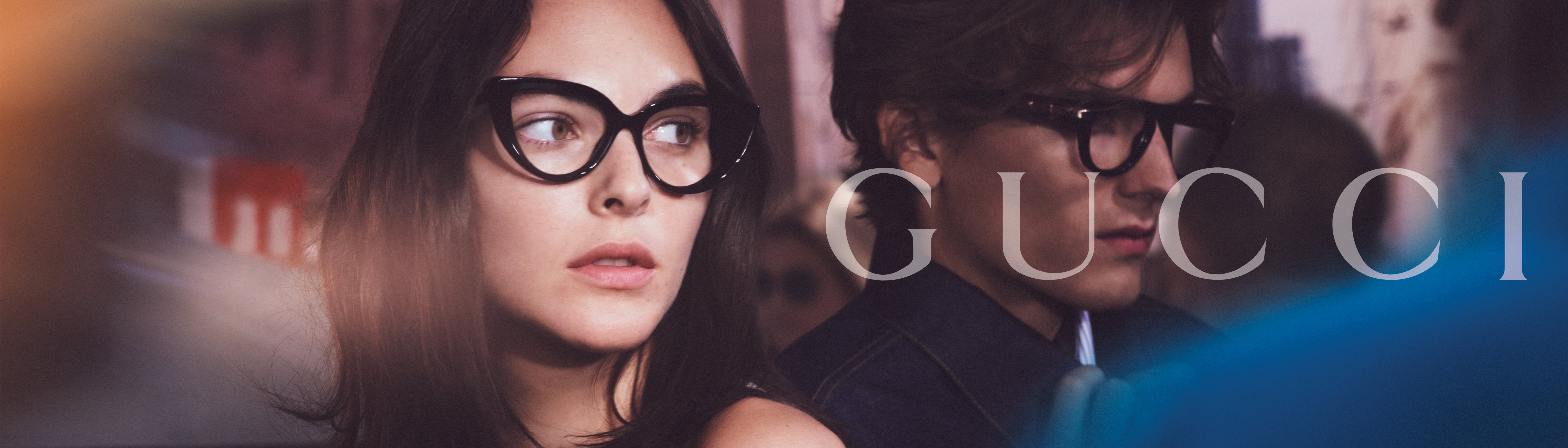 Gucci Eyewear Double G rectangle-frame Sunglasses - Black