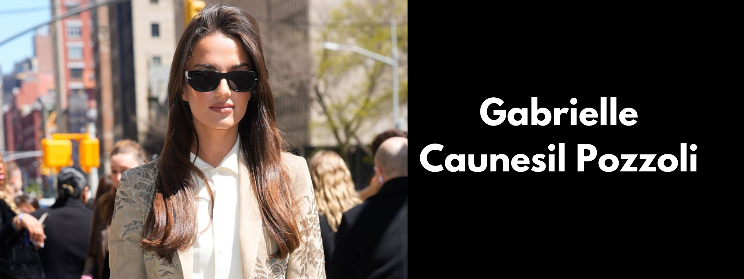 Gabrielle Caunesil Pozzoli Sunglasses