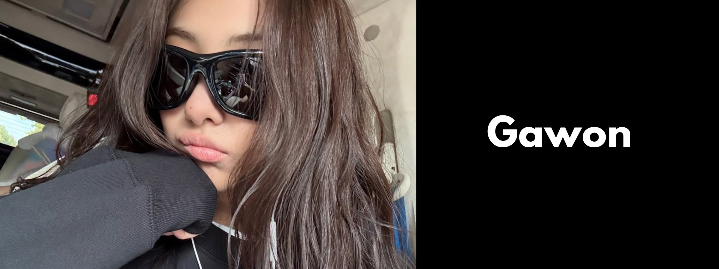 Gawon of MEOVV Sunglasses