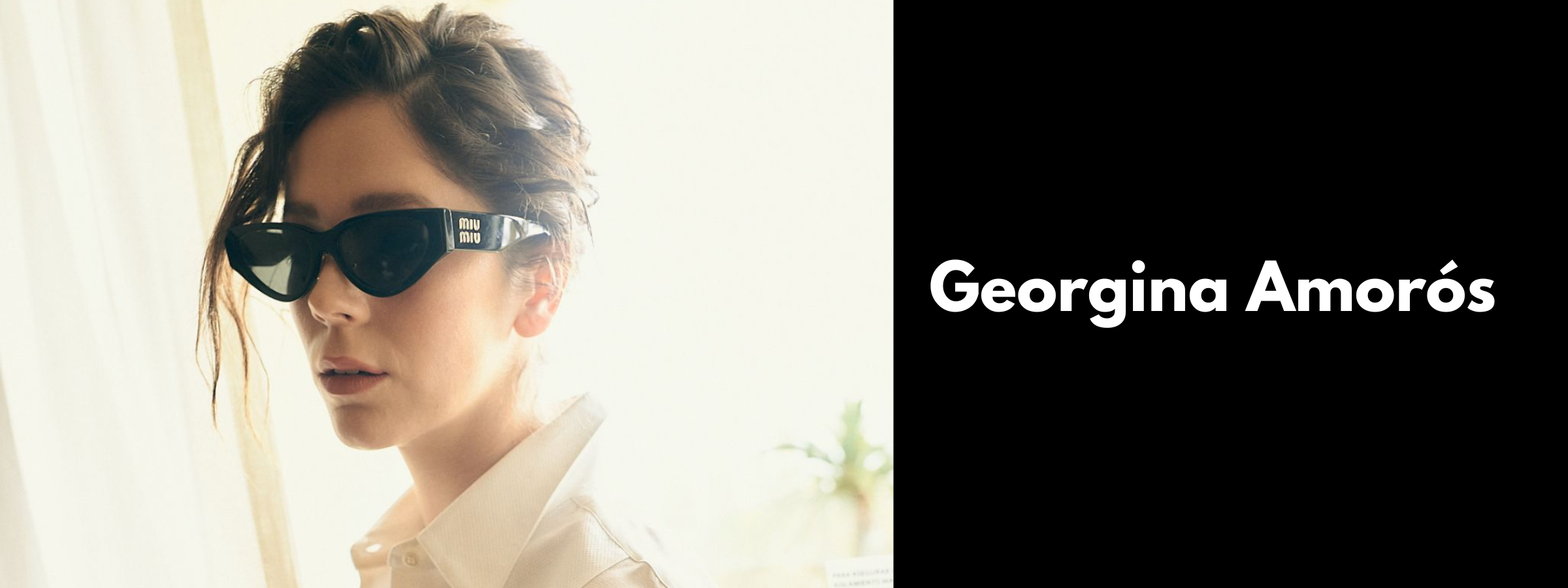 Georgina Amorós Sunglasses