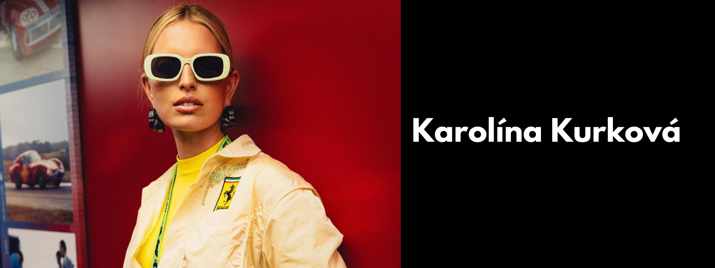 Karolína Kurková Sunglasses