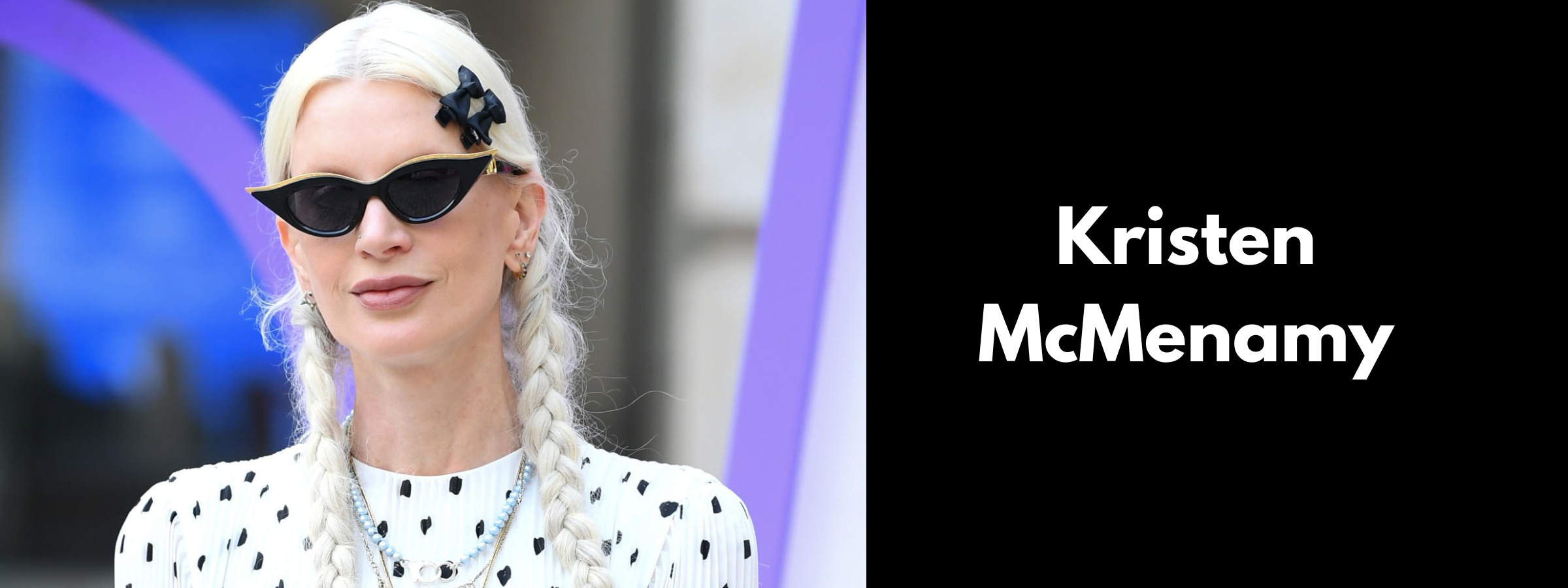 Kristen McMenamy Sunglasses