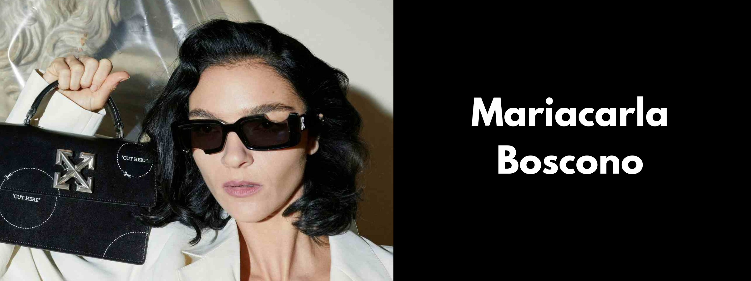 Mariacarla Boscono Sunglasses