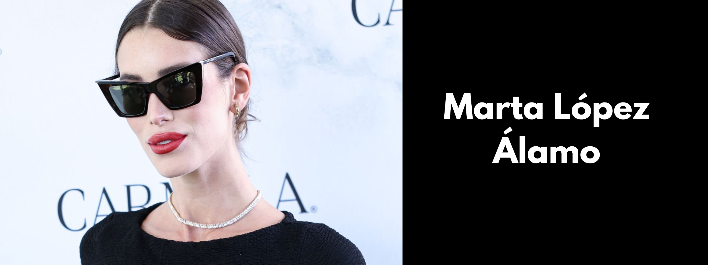 Marta López Álamo Sunglasses