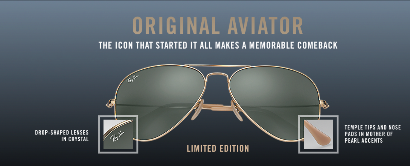 Ray Ban Aviator Sunglasses