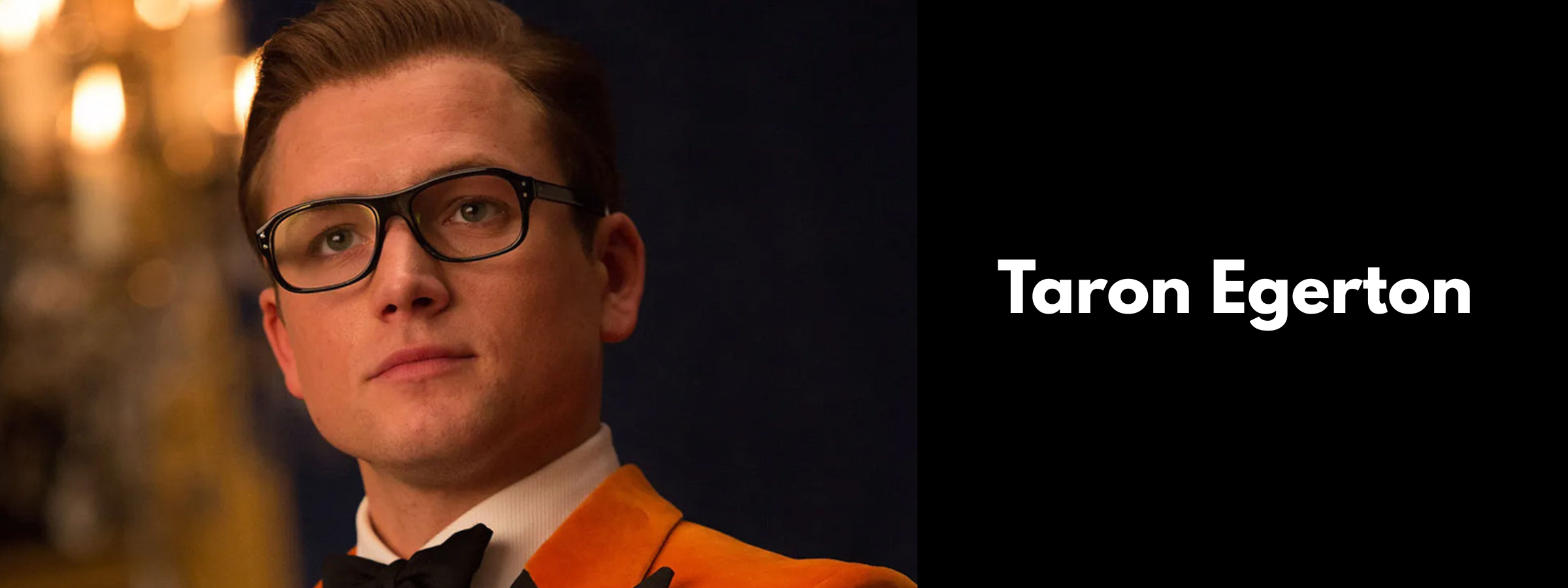 Taron Egerton Glasses & Sunglasses