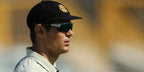 Australian cricketer Aaron Hardie was seen wearing polished white Oakley Radar EV Path OO9208 73 sunglasses with Prizm blue sapphire lenses