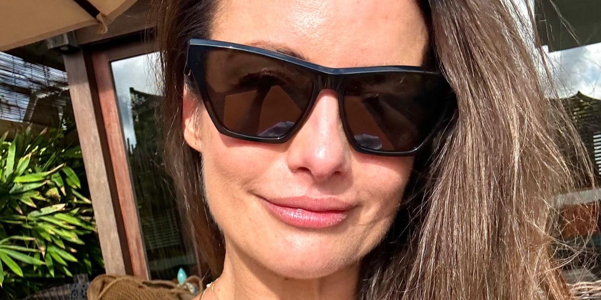 Australian-Greek actress Ada Nicodemou was seen wearing black Saint Laurent SL M103 005 sunglasses in Bali, shared through her social media post in August 2024.