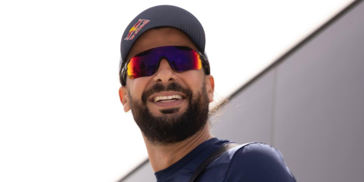 Desert drifter Ahmad Daham was seen wearing black Oakley Radar EV Path OO9208 G2 Prizm sunglasses in Dubai.