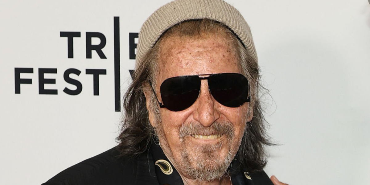 Al Pacino was seen wearing black Saint Laurent Sun SL 690 Dust 001 aviator sunglasses during Tribeca Film Festival 2026.