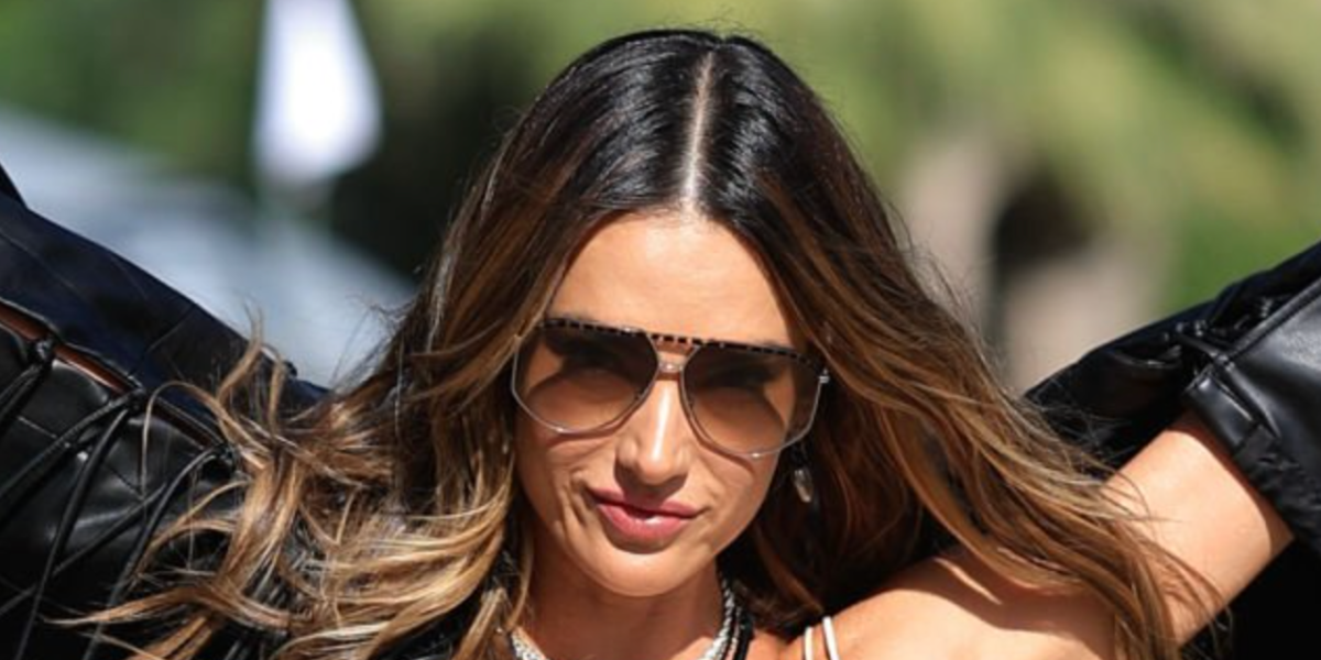 Alessandra Ambrosio wearing Isabel Marant pilot sunglasses at Coachella Festival 2024