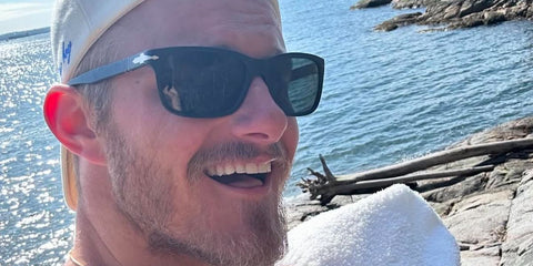 Alexander Ludwig was seen wearing black Persol 3048S 95/31 sunglasses in his Instagram post