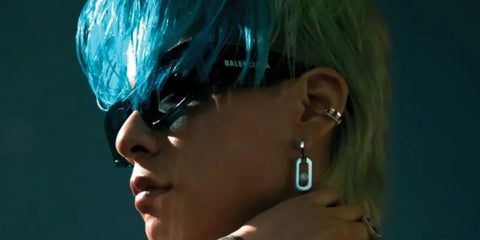 Amber Liu of K-Pop girl group f(x) was seen wearing black Balenciaga BB0157S 001 sunglasses in a Prestige Magazine feature, April 2025. Shop online now on Pretavoir