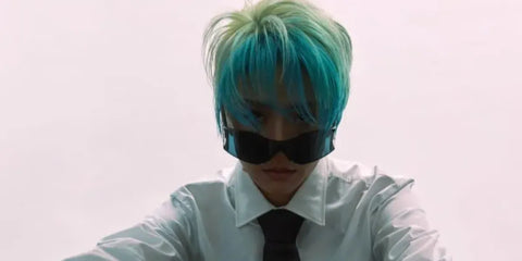 Amber Liu of K-Pop girl group f(x) was seen wearing transparent black Balenciaga BB0292S 001 sunglasses in a Prestige Magazine feature, April 2024. Shop online now on Pretavoir