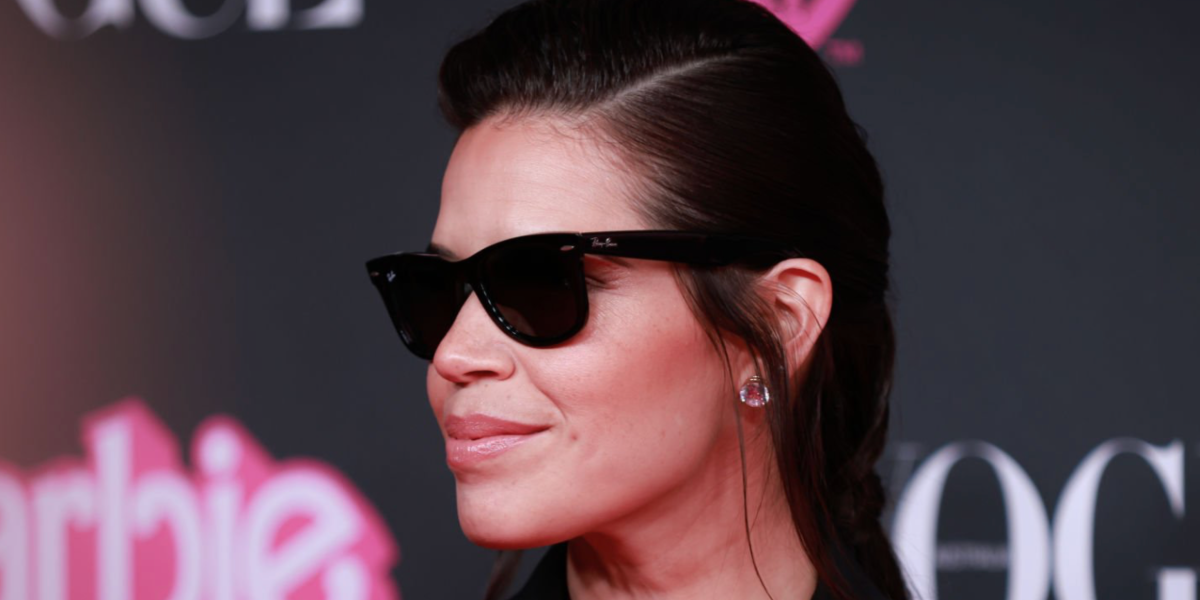 America Ferrera was seen wearing the iconic Ray-Ban Wayfarer 2140 901 Black sunglasses at the "Barbie" Celebration Party at Museum of Contemporary Art in Sydney, Australia, July 2023