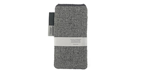 Amy Britton Tidal Harris Tweed Grey Stripe Soft Case