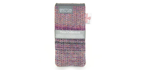 Amy Britton Tidal Harris Tweed Pink Stripe Soft Case