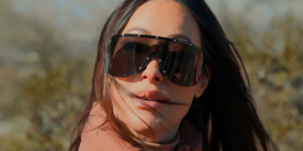 Porsche Design 8479 B S2 Large Silver Wraparound Frame - As Seen On Lady Gaga & Angie Katsanevas