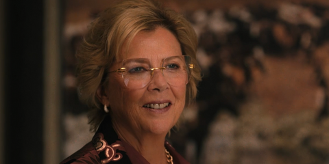 Annette Bening was seen wearing gold and black Dita Embra DTX 155 01 rimless optical glasses in Paramount+ 2026 series Dutton Ranch as Beulah Jackson