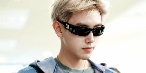 Chinese actor Arthur Chen was seen wearing black Balenciaga BB0458S 001 sunglasses in a social media post, September 2025.