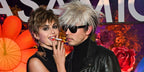 Austin Butler was seen wearing Ray-Ban Boyfriend Reverse RB R0501S 6677/VR sunglasses to the Casamigos Halloween Party