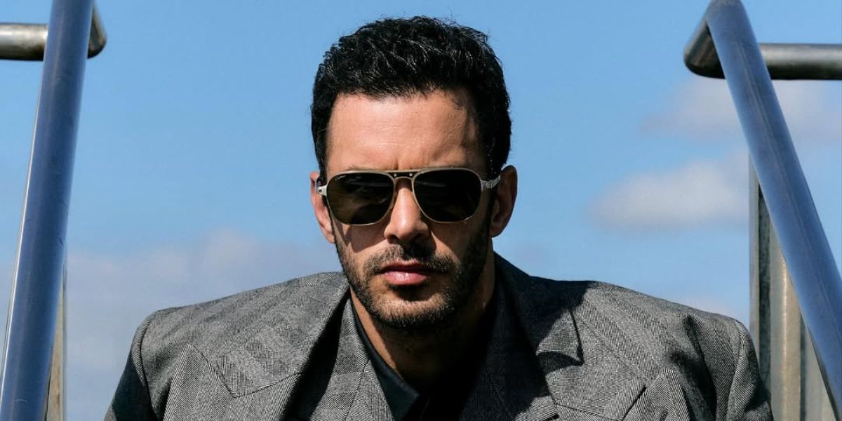 Turkish actor Baris Arduc was seen wearing gold and silver Cartier CT0532S 001 sunglasses in an Elle Man Arabia feature, October 2025.