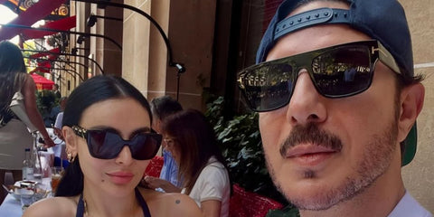 Syrian actor Bassel Khaiat was seen wearing black Tom Ford Dunning-02 TF907 01V sunglasses in his Instagram post, August 2025.